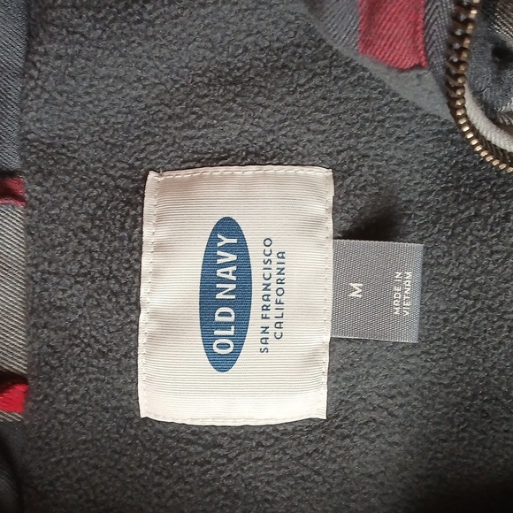 Red And Gray Frost Free Puffer Vest By Old Navy. Size M - Picture 16 of 17